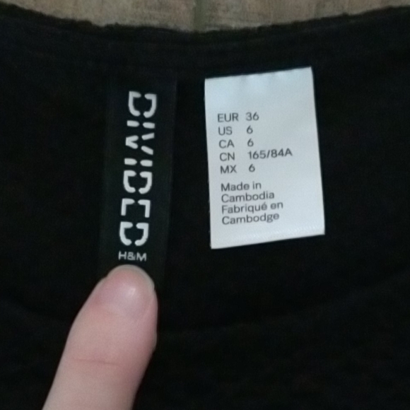 Black Mini Flare Dress - Picture 4 of 4